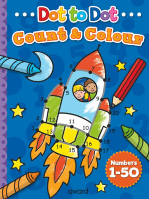 DOT TO DOT COUNT & COLOUR (1-50)