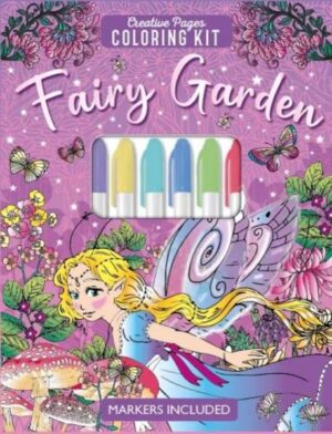 CREATIVE PAGES COLOURING KIT: FAIRY GARDEN