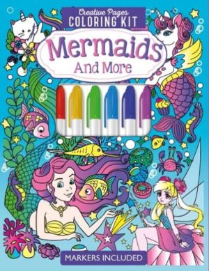 CREATIVE PAGES COLOURING KIT: MERMAIDS AND MORE