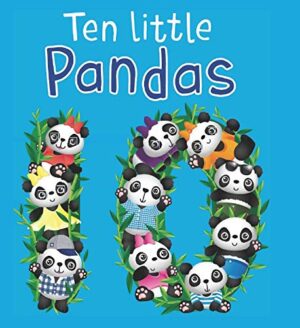 PADDED BOARD: TEN LITTLE PANDAS